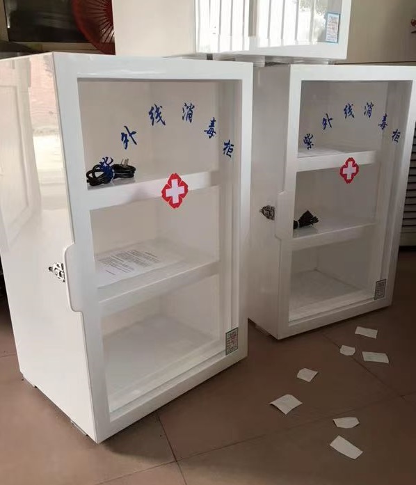 某某醫(yī)院消毒柜現(xiàn)場安裝效果